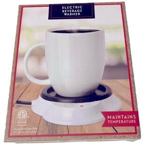 Electric Mug Beverage Warmer White Small Kitchen Appliance